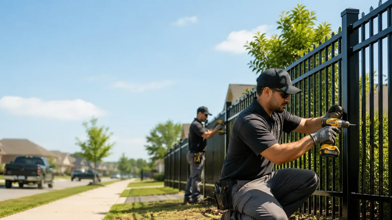 Metal Fence Installation in Charlotte, IA